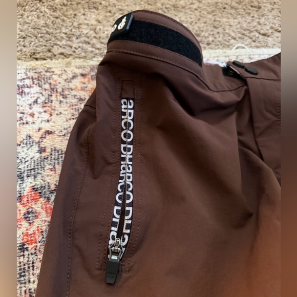 Brown Technical Track Pants with Zip Pockets - Unbranded - Picture 3 of 7